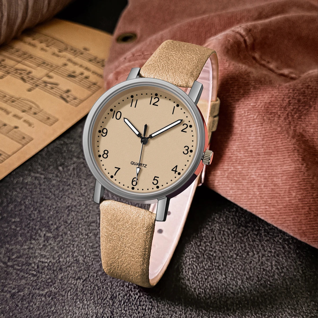 Vintage Watch For Women Leather Strap