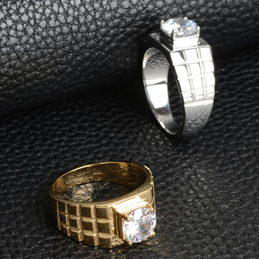 Stainless steel Engagement Ring