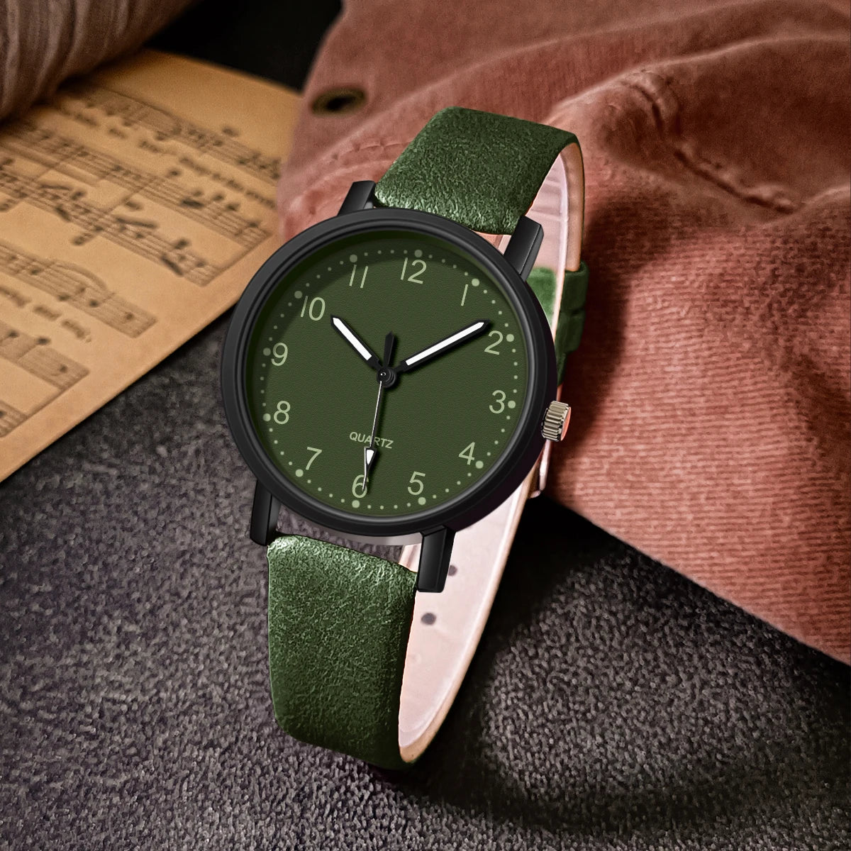 Vintage Watch For Women Leather Strap