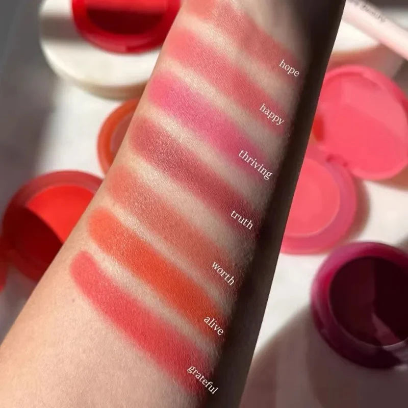 Rare Beauty Creamy Powder Blush Soft Focus.