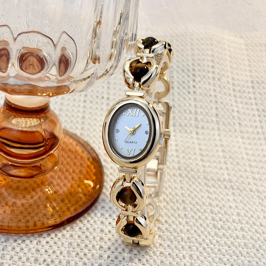 Elegant Oval Wrist Watch for Women
