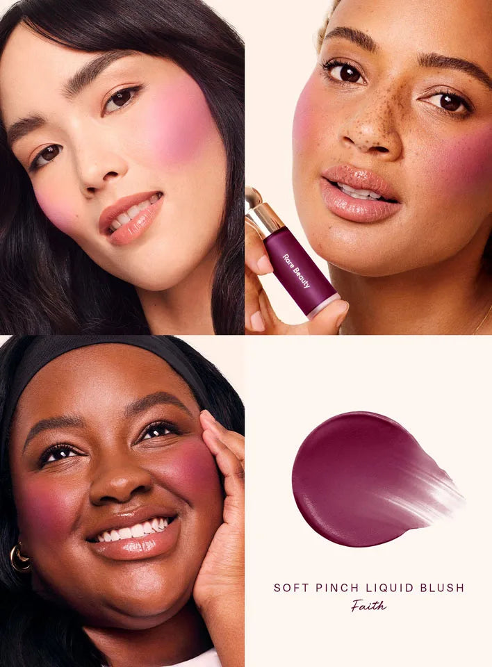 Rare Beauty Creamy Powder Blush Soft Focus.