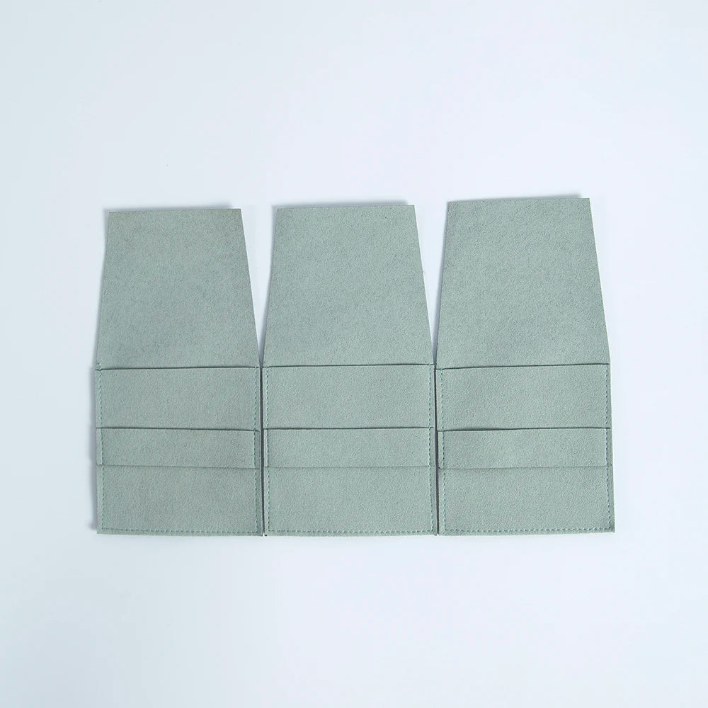 Elegant Microfiber Envelope Jewelry Bags