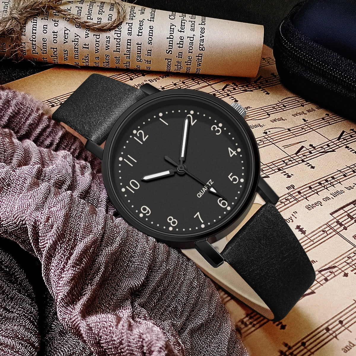 Vintage Watch For Women Leather Strap