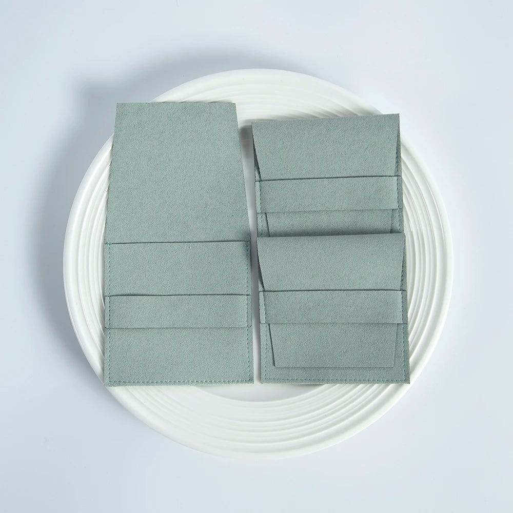 Elegant Microfiber Envelope Jewelry Bags