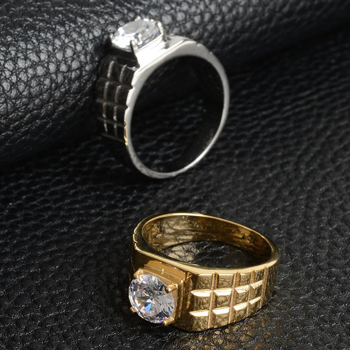 Stainless steel Engagement Ring