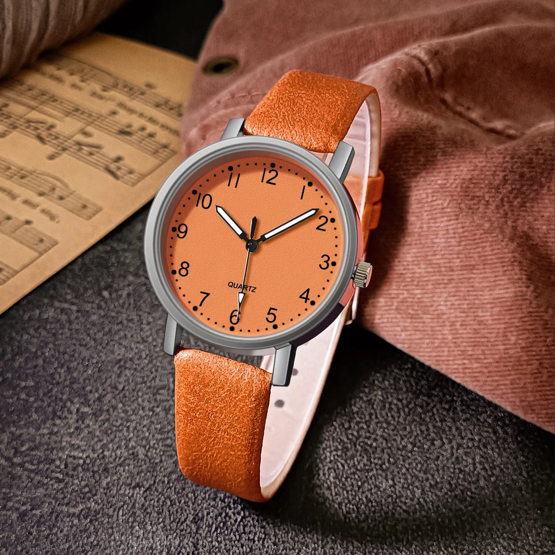 Vintage Watch For Women Leather Strap