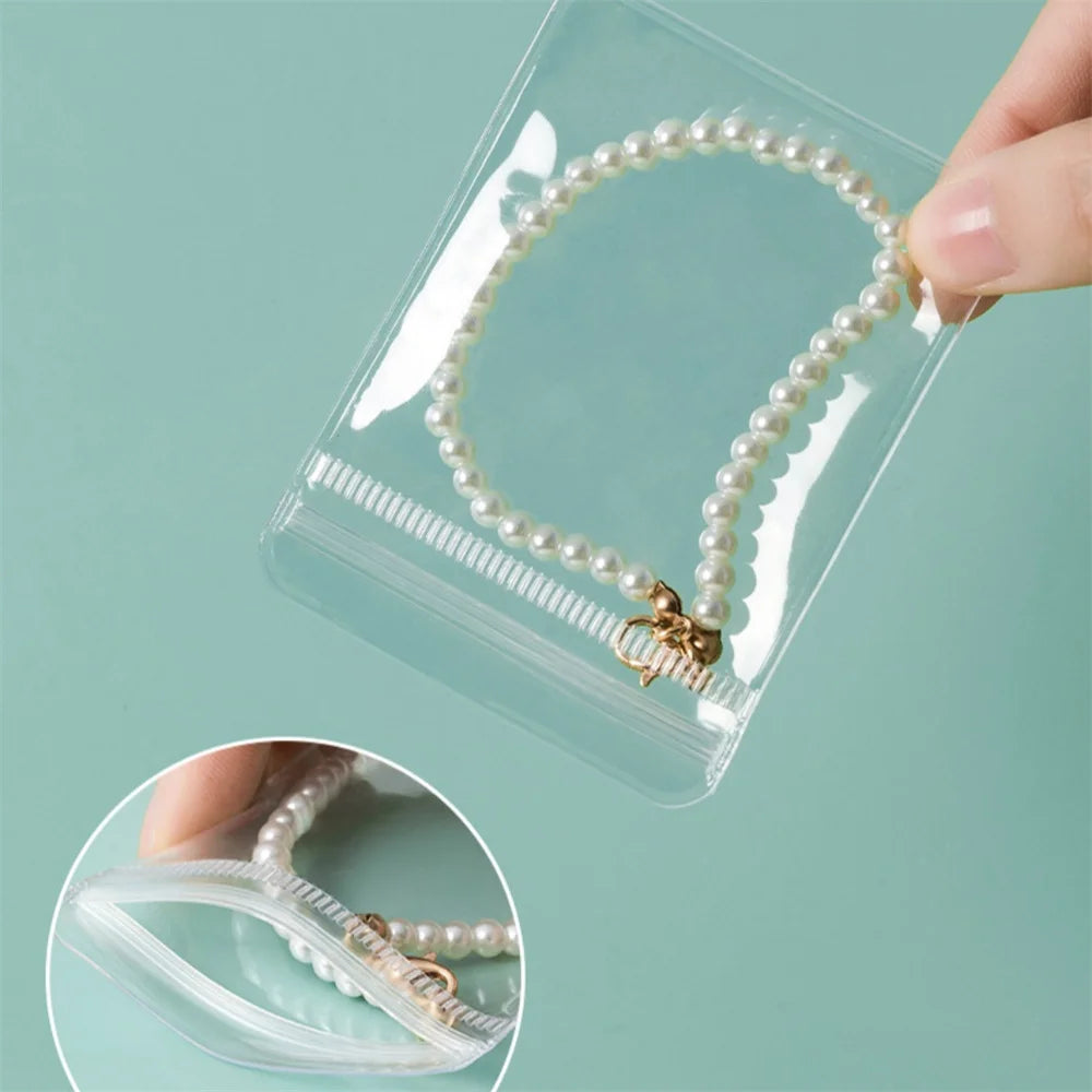 Transparent Jewelry Storage Bag Dustproof
