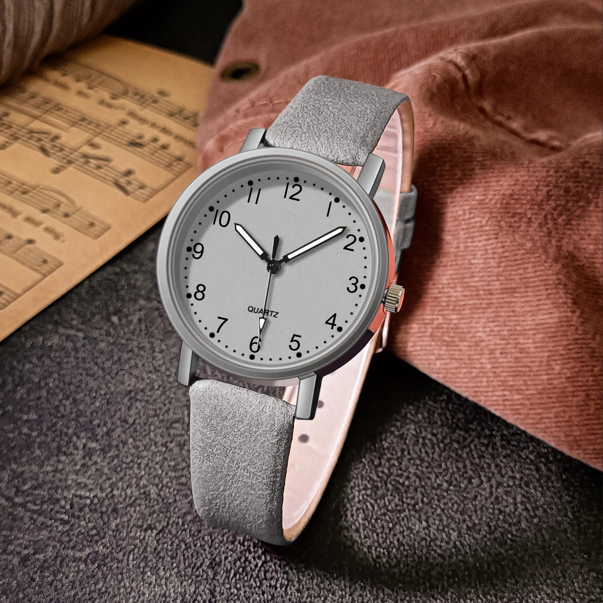 Vintage Watch For Women Leather Strap