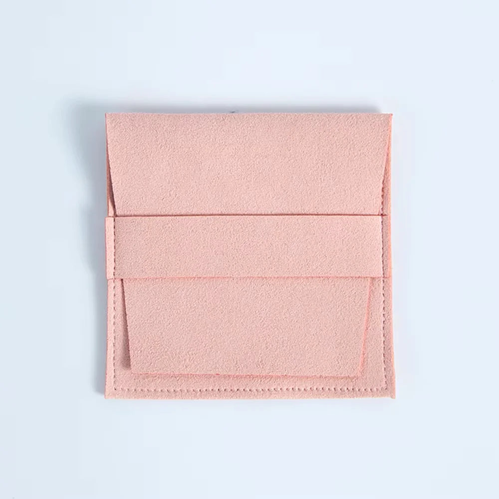Elegant Microfiber Envelope Jewelry Bags