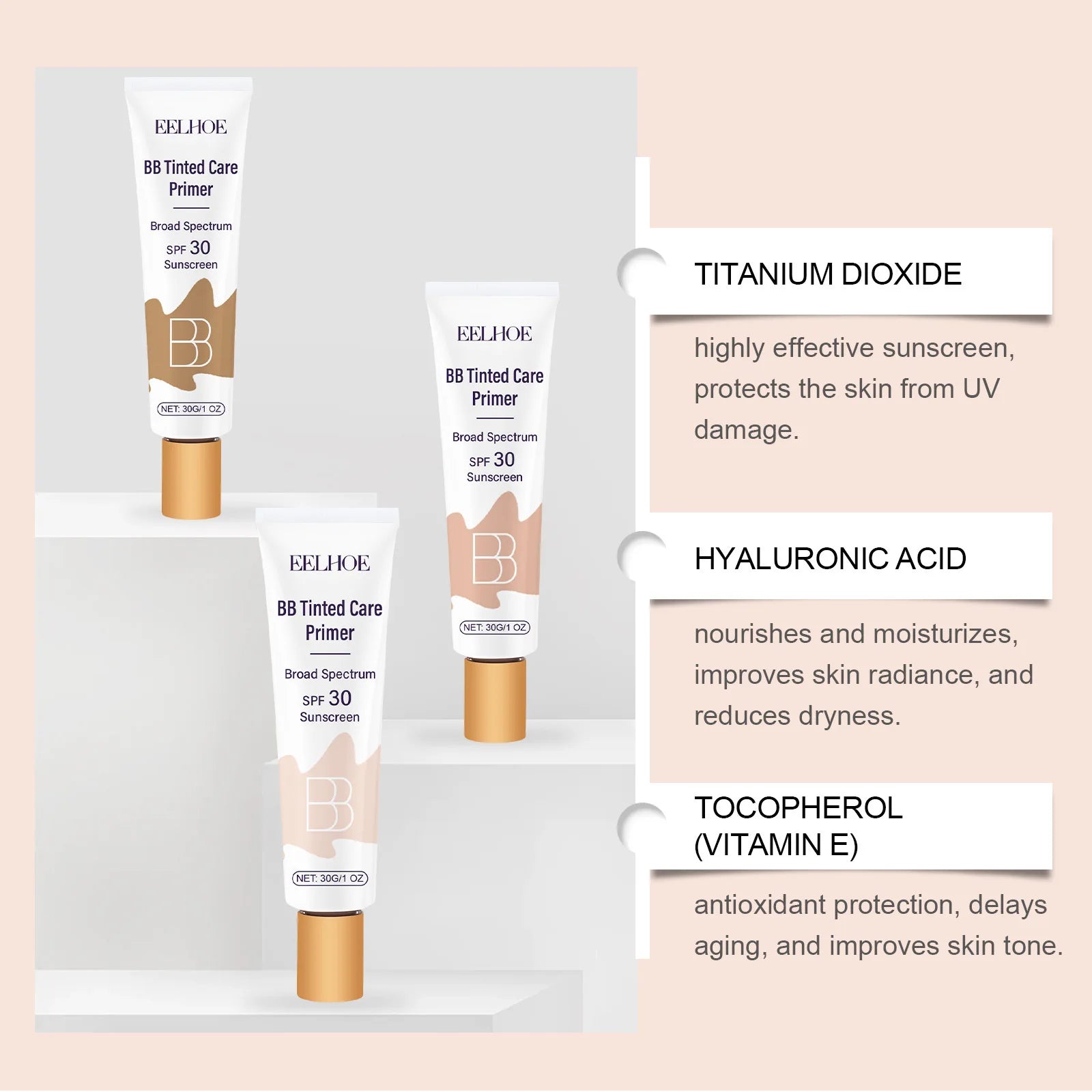 BB Cream, facial makeup, hydrating and moisturizing, beauty cream.