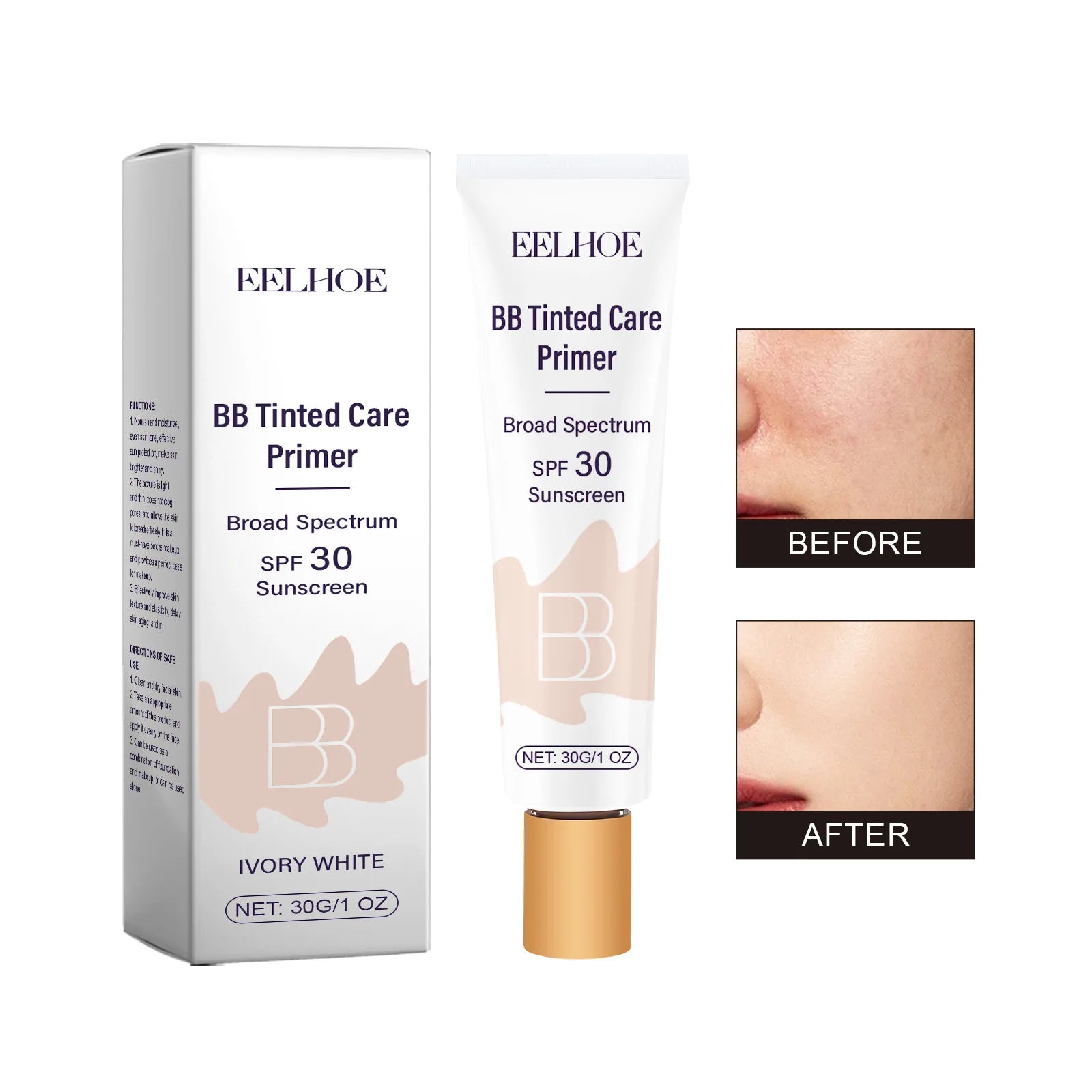 BB Cream, facial makeup, hydrating and moisturizing, beauty cream.