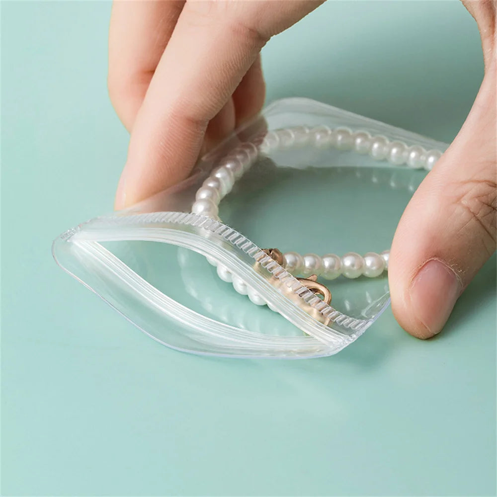 Transparent Jewelry Storage Bag Dustproof