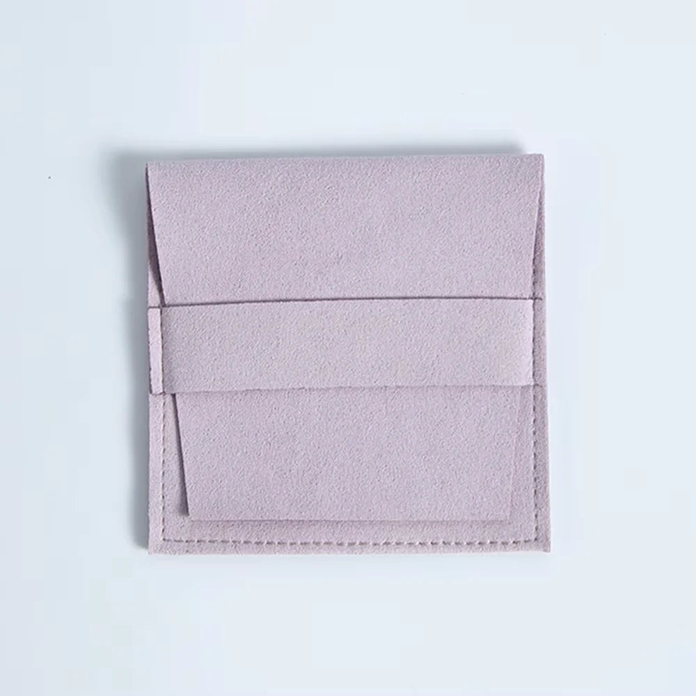 Elegant Microfiber Envelope Jewelry Bags