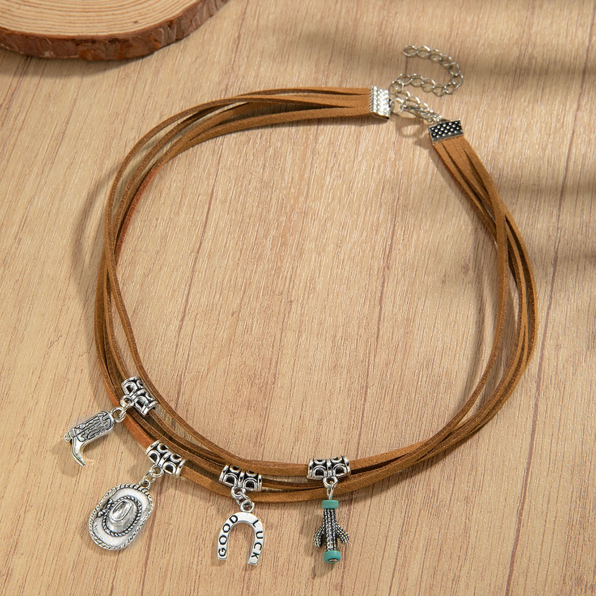 Multiple layered velvet women's necklace