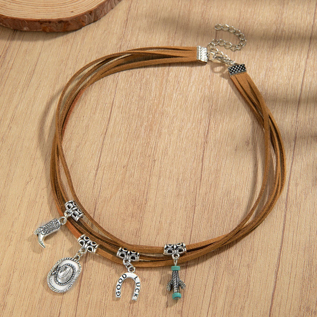 Multiple layered velvet women's necklace