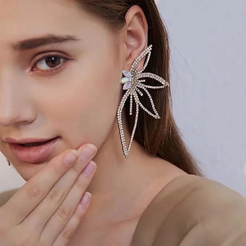 Big Butterfly Wings Stud Earrings