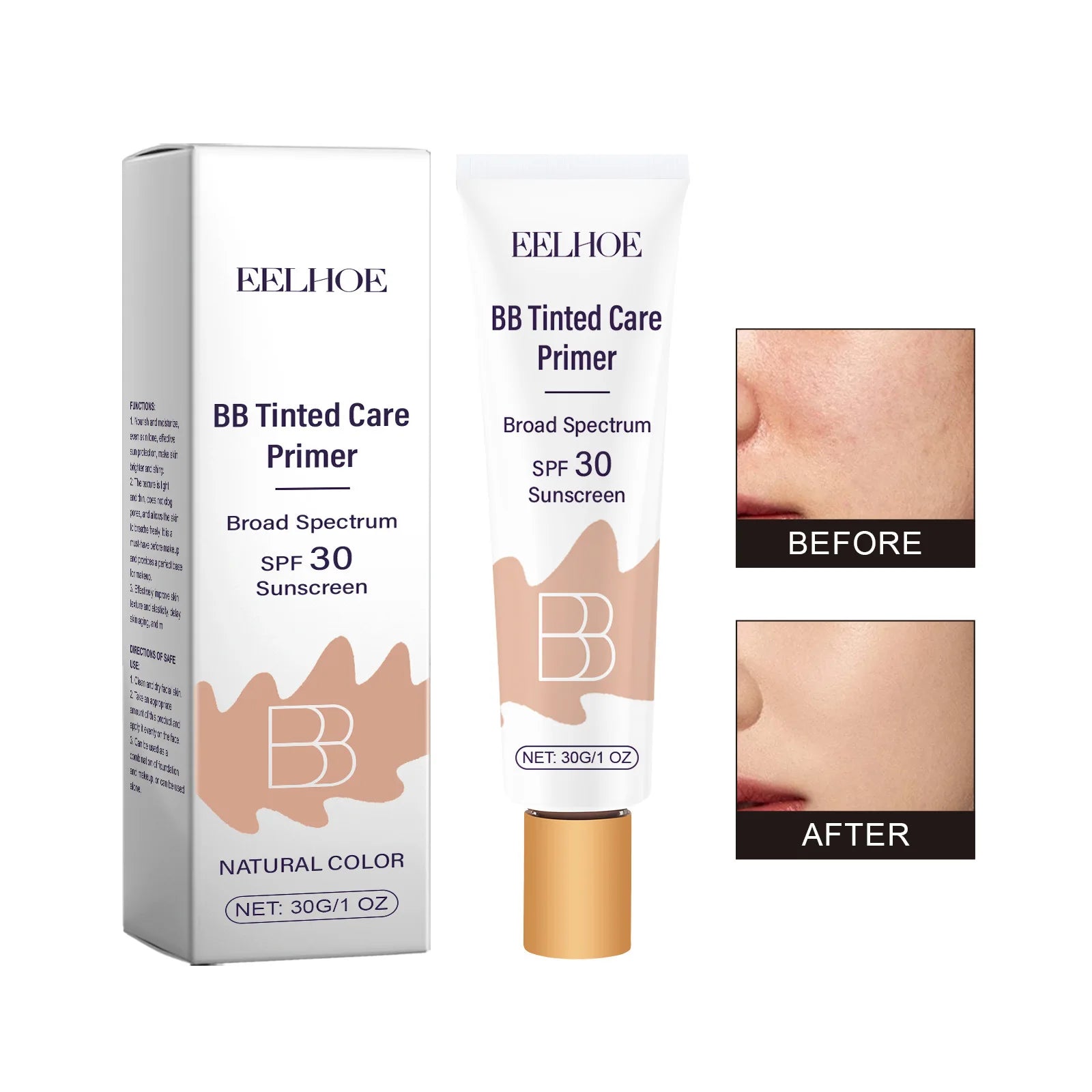 BB Cream, facial makeup, hydrating and moisturizing, beauty cream.