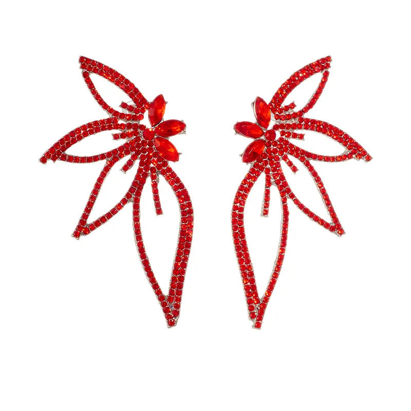 Big Butterfly Wings Stud Earrings