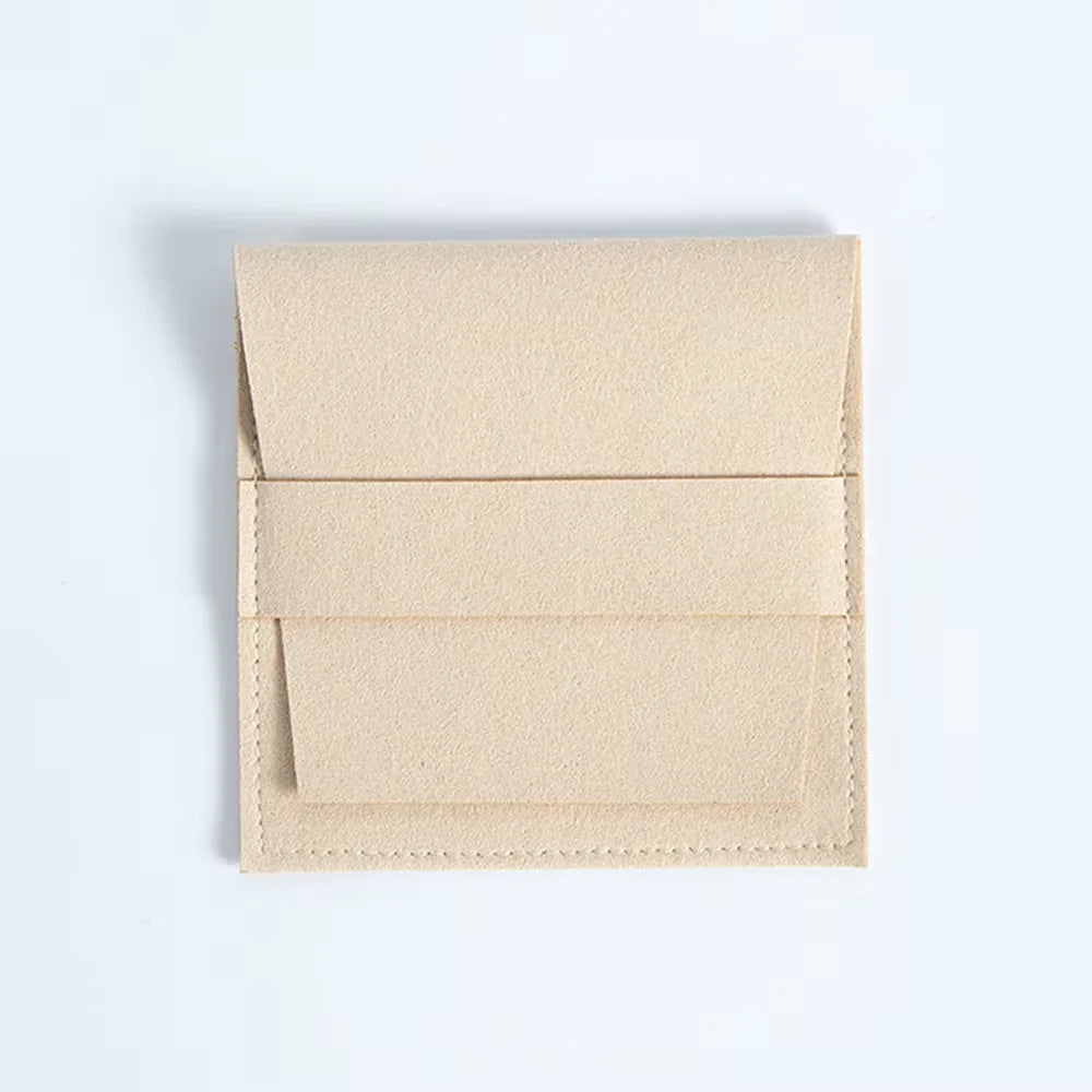 Elegant Microfiber Envelope Jewelry Bags