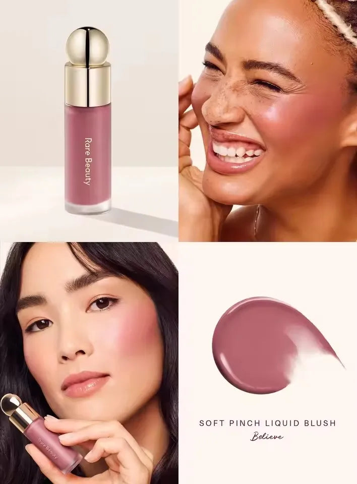 Rare Beauty Creamy Powder Blush Soft Focus.