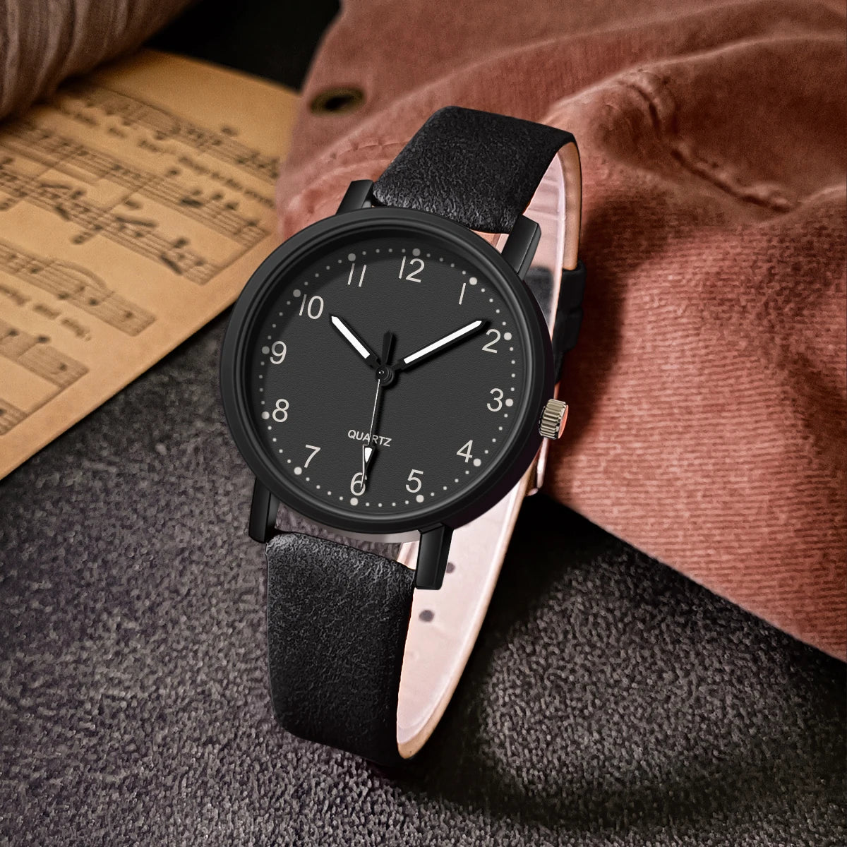 Vintage Watch For Women Leather Strap