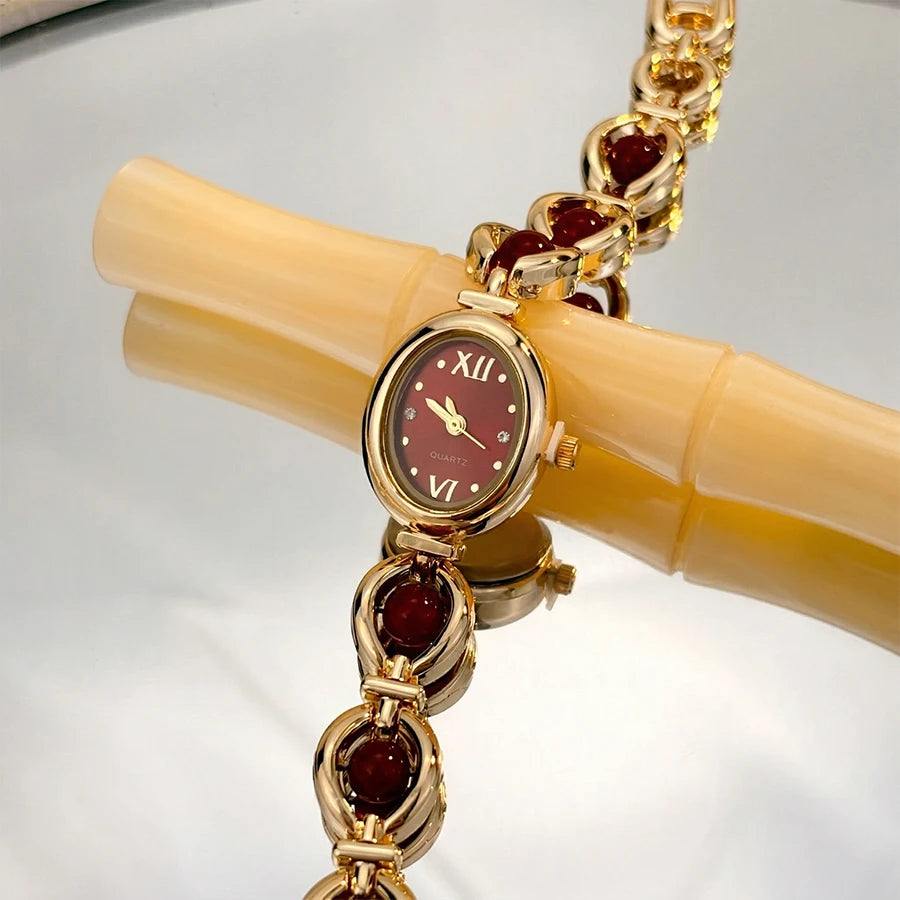Elegant Oval Wrist Watch for Women