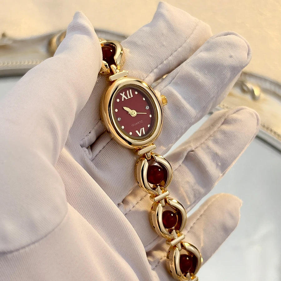 Elegant Oval Wrist Watch for Women