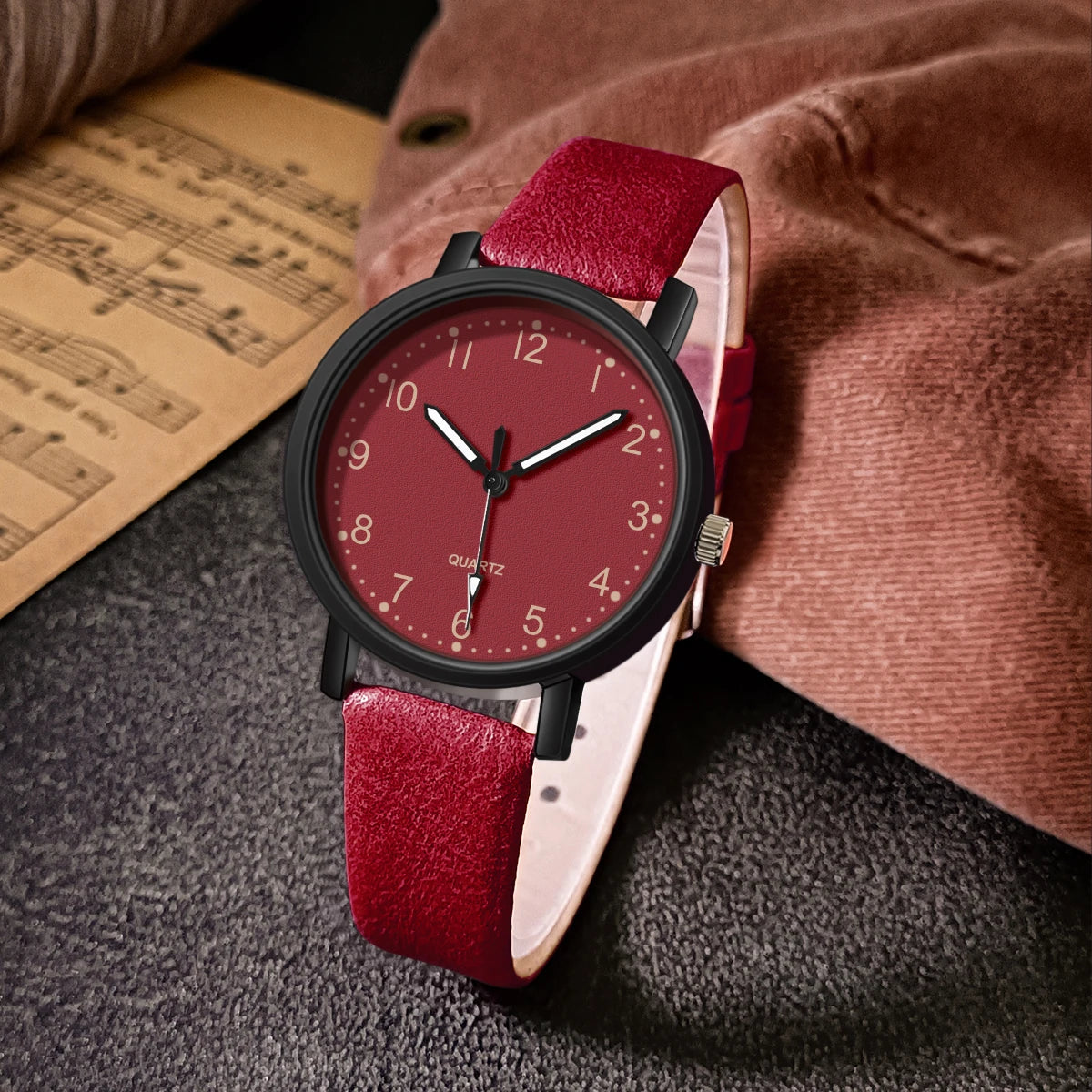 Vintage Watch For Women Leather Strap