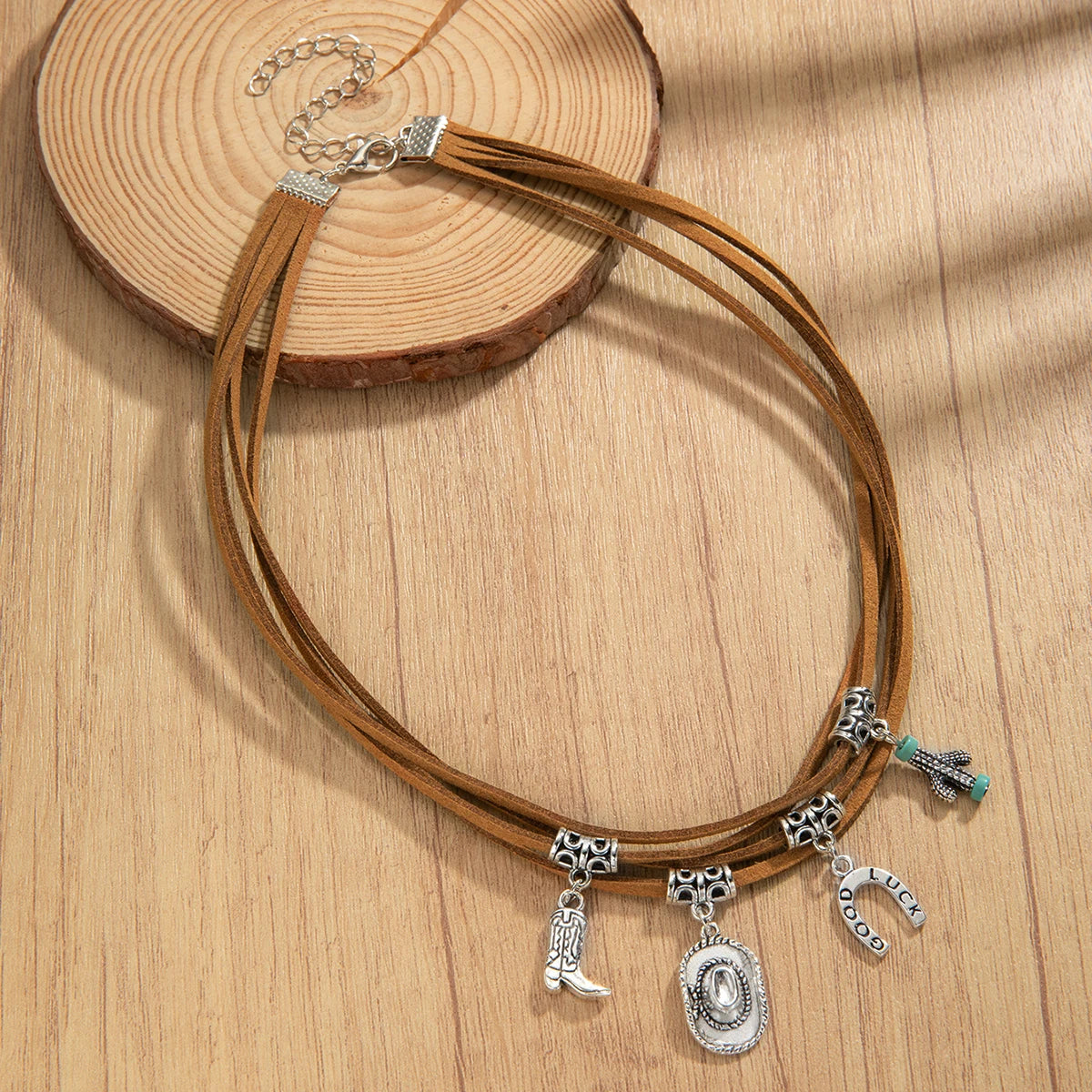 Multiple layered velvet women's necklace