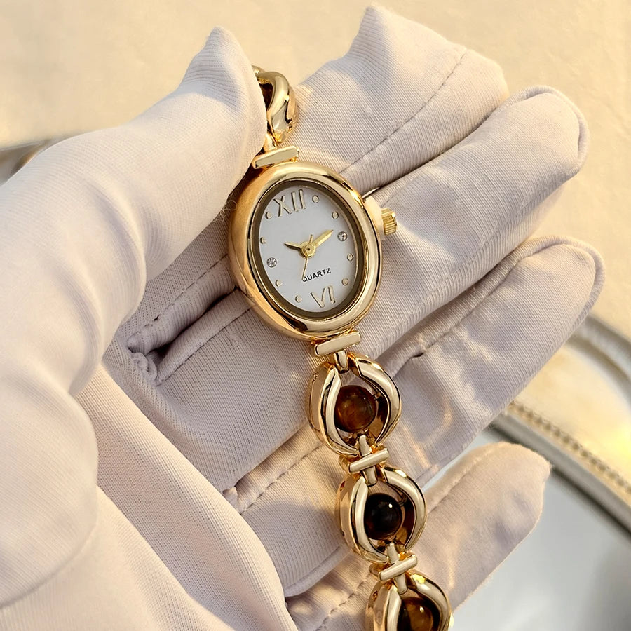 Elegant Oval Wrist Watch for Women