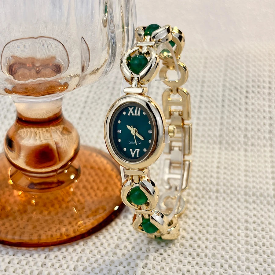 Elegant Oval Wrist Watch for Women