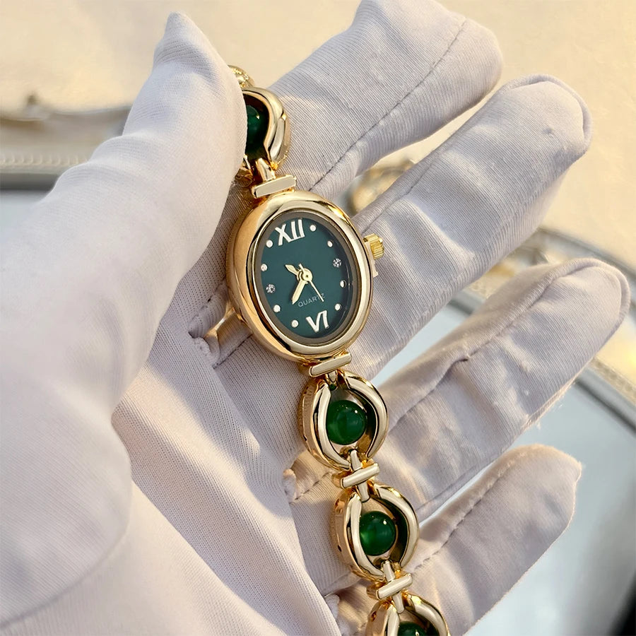 Elegant Oval Wrist Watch for Women
