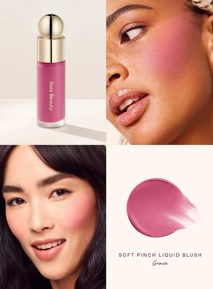 Rare Beauty Creamy Powder Blush Soft Focus.